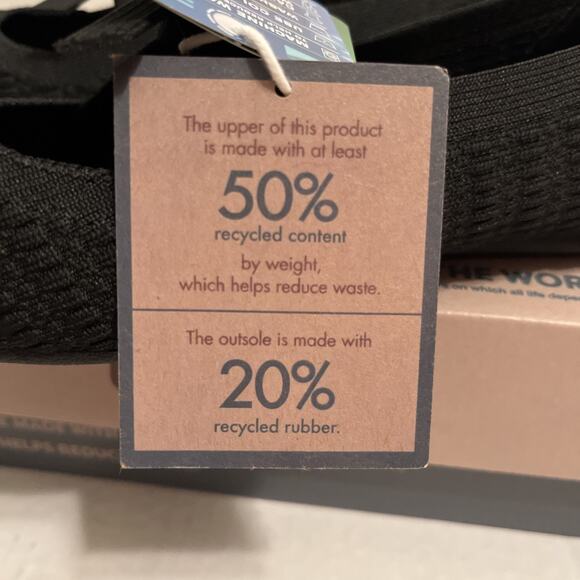 Skechers Cleo Point Washable Recycled Knit Flats Nostalgic Days Black Size 6 - Picture 10 of 12